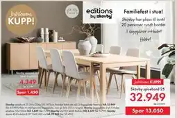 Fagmøbler Skovby spisebord 25 tilbud