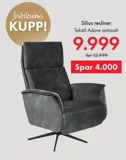 Fagmøbler Silius recliner tilbud
