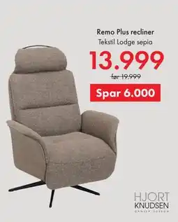 Fagmøbler Remo Plus recliner tilbud