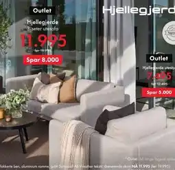 Fagmøbler Hjellegjerde 3-seter utesofa tilbud