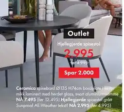 Fagmøbler Hjellegjerde spisestol tilbud