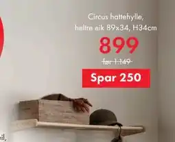 Fagmøbler Circus hattehylle tilbud