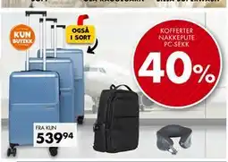 Sparkjøp Kofferter, nakkepute, PC-sekk tilbud
