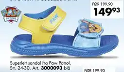 Sparkjøp Superlett sandal fra Paw Patrol tilbud