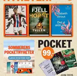 Ark Bokhandel POCKET tilbud