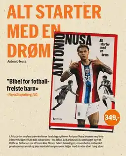 Ark Bokhandel Alt starter med en drøm tilbud