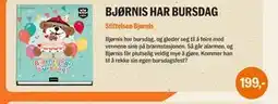 Ark Bokhandel BJØRNIS HAR BURSDAG tilbud