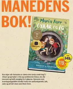 Ark Bokhandel Maria Parr - Oskar og eg, Medlemspris tilbud