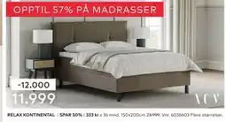 Skeidar RELAX KONTINENTAL tilbud