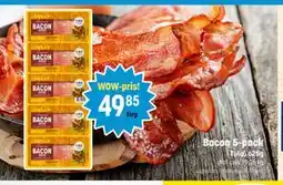 Eurocash Bacon 5-pack tilbud