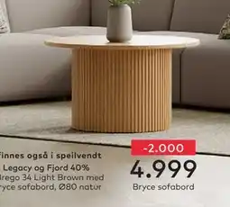 Skeidar Bryce sofabord tilbud