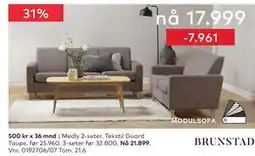 Skeidar Medly 2-seter tilbud