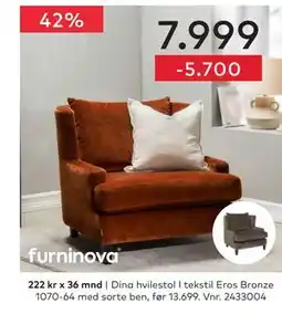 Skeidar Dina hvilestol tilbud