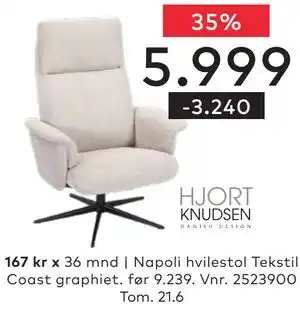 Skeidar Napoli hvilestol tilbud