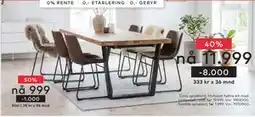 Skeidar Calia spisebord tilbud