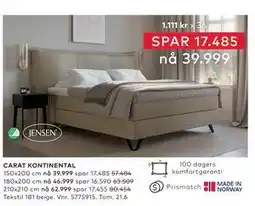 Skeidar CARAT KONTINENTAL tilbud