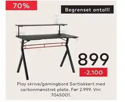 Skeidar Play skrive/gamingbord tilbud