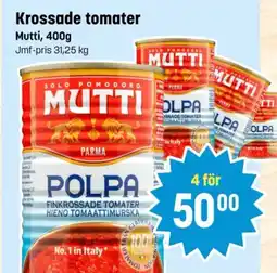 Eurocash MUTTI Krossade tomater tilbud