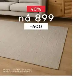 Skeidar Stranda teppe tilbud