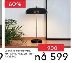 Skeidar Leonora bordlampe tilbud
