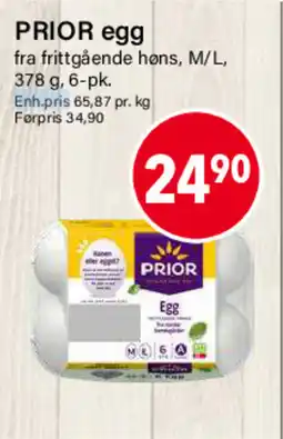 Nærbutikken PRIOR Egg tilbud