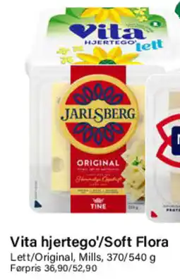 Nærbutikken Vita hjertego'/soft flora tilbud
