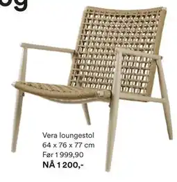 Kid Interiør Vera loungestol tilbud