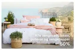 Kid Interiør Happy stripe bomull sengesett tilbud