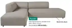 Kid Interiør Cleo hjørnesofa for utendørs bruk tilbud