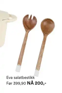 Kid Interiør Eva salatbestikk tilbud