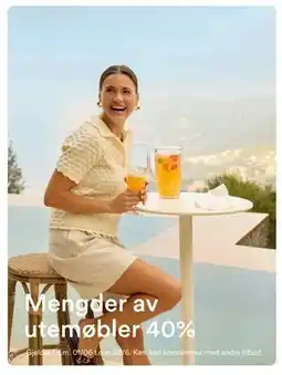 Kid Interiør Mengder av utemøbler tilbud