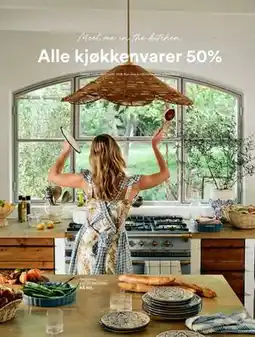 Kid Interiør Alle kjøkkenvarer 50% tilbud