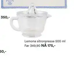 Kid Interiør Lemona sitronpresse tilbud