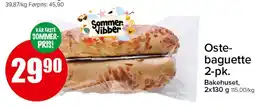 Spar Ostebaguette 2-pk tilbud