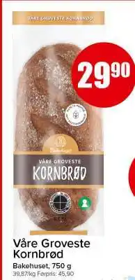 Spar Våre Groveste Kornbrød tilbud