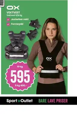 Sport Outlet VEKTVEST tilbud