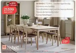 Møbelringen WoodStory Floating spisebord, Medlemspris tilbud