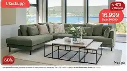 Møbelringen Kos hjørnesofa, Medlemspris tilbud