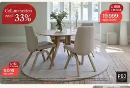 Møbelringen Collum spisebord tilbud