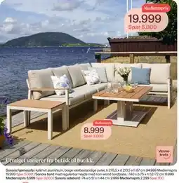 Møbelringen Sonora hjørnesofa, Medlemspris tilbud