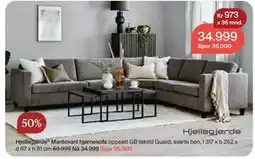 Møbelringen Hjellegjerde Mantovani hjørnesofa tilbud