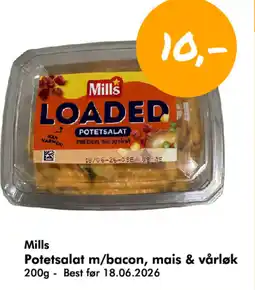 Havaristen Mills Potetsalat m/bacon, mais & vårløk tilbud