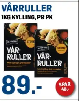 Price Lagerbutikk Vårruller tilbud