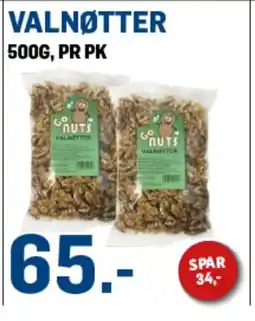 Price Lagerbutikk Valnøtter tilbud