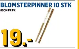 Price Lagerbutikk Blomsterpinner 10 stk tilbud