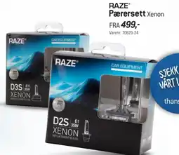 Thansen RAZE® Pærersett Xenon tilbud