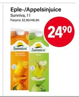 Nærbutikken Eple-/Appelsinjuice tilbud