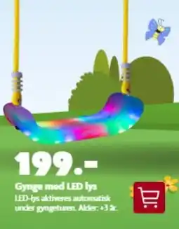 BR Leker Gynge med LED lys tilbud