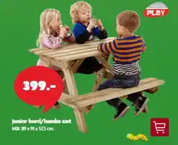 BR Leker Junior bord/banke sæt tilbud