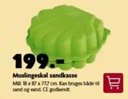 BR Leker Muslingeskal sandkasse tilbud